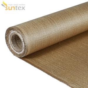 Wholesale Abrasion Resistant Vermiculite Coated Fiberglass Fabric For Removable Insulation Cover from china suppliers