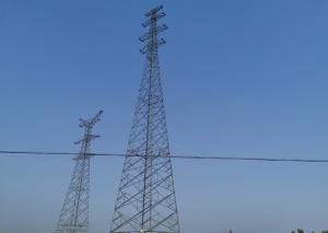 Wholesale 4 Legs Overhead Electric Power Tower ，High Voltage Q345B / Q235B Steel Grade Electric Towers from china suppliers
