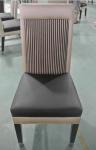 wooden frame fabric/PU dining chair DC-0011