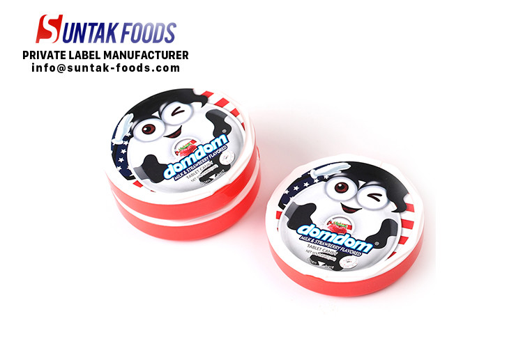 Portable Sour Chewy Milk Candy For Retail Sell Customize Ingredient