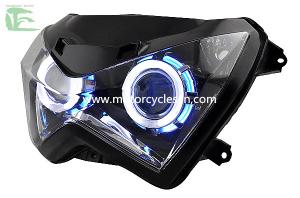 Wholesale Kawasaki Z250 Motorcycle Parts HID Blue light Headlight Lens Headlamps from china suppliers
