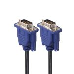 Nickel Plated Double Ferrite Cores 30V 15 Pin VGA Computer Connection Cable