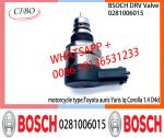 BOSCH DRV Valve 0281006015 Control Valve 0281006015 for Toyota auris Yaris Iq