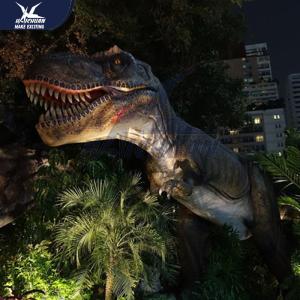 Wholesale Big Animatronic Dinosaur Garden Statue Models For Theme Park Soft And Vivid from china suppliers