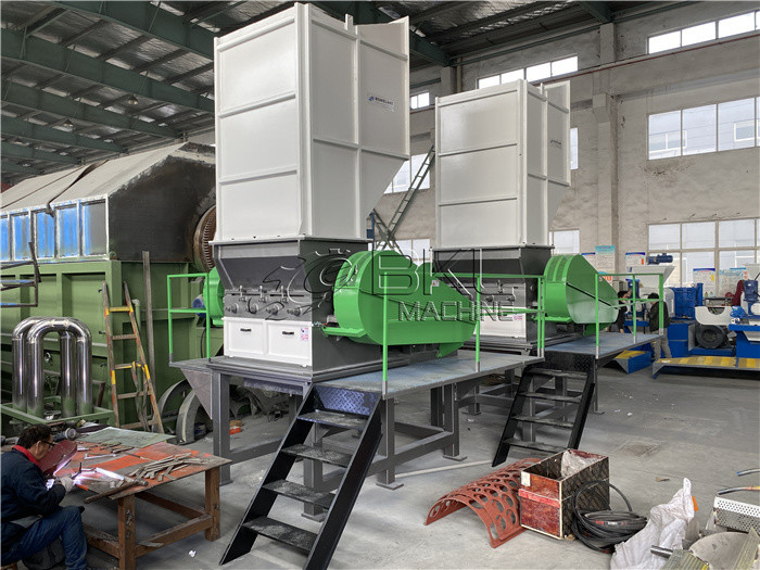 Milk HDPE Bottle Pet Plastic Crusher Machine 800kg H
