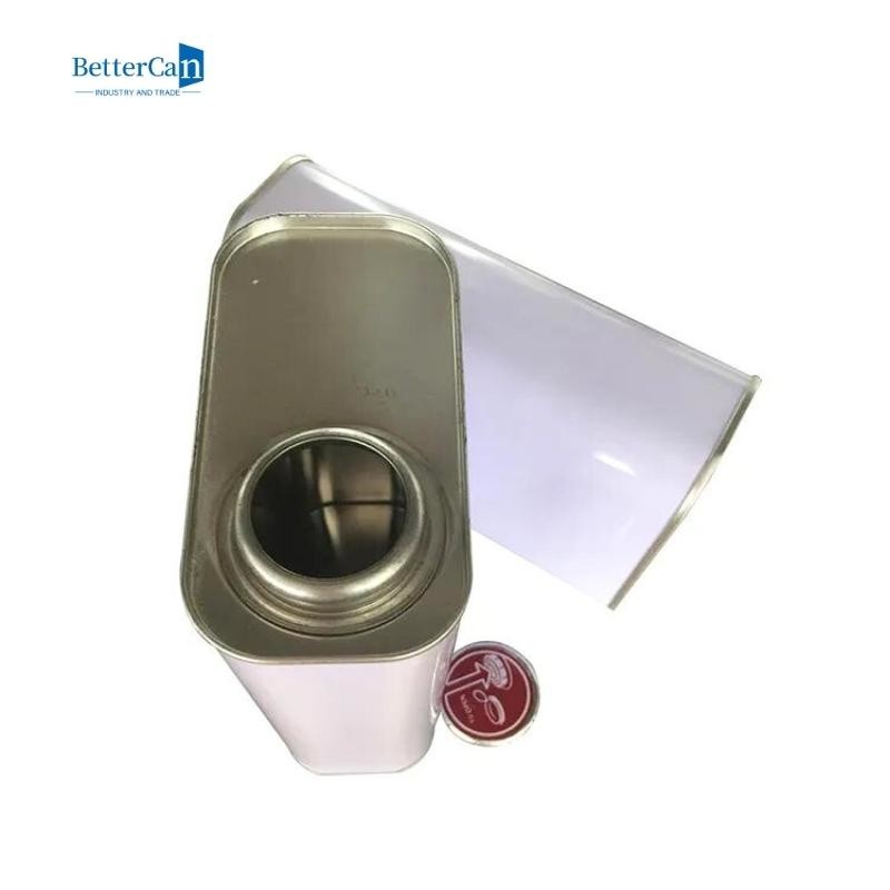 Solvent Paint Tin Suppliers , Square Empty Metal Paint Tins ISO9001