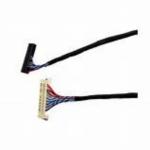 Dielectric Strength ≥1000V/min LVDS Cable Black Flammability Rating UL VW-1