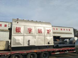 Wholesale Fire / Water Tube Industrial Wood Boiler , Wood Steam Generator Nature Circulation from china suppliers