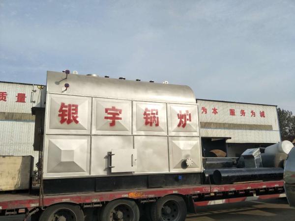 Fire / Water Tube Industrial Wood Boiler , Wood Steam Generator Nature