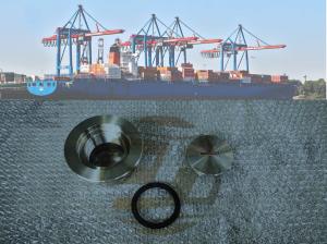 Wholesale 316L Stainless Steel Sounding Pipe Head For Marine Sewage Treatment Tank , Sewage Treatment Tank Model:A50 CB/T778-99 from china suppliers