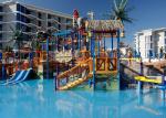 Colorful Outdoor Aquatic Play Equipment 12m Height Fiberglass Slide