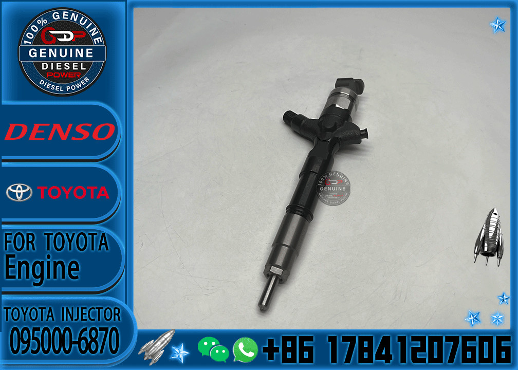 095000-6870 095000 6870 Diesel Engine Injector 0950006870 23670-39155 For Toyota Landcruiser prado 3.0 D/Daihatsu Delta