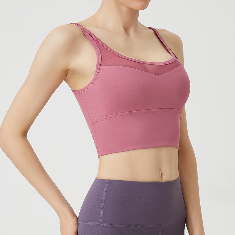 Oem Odm Personalized Sports Bra Workout Top Padded Yoga Tank Top