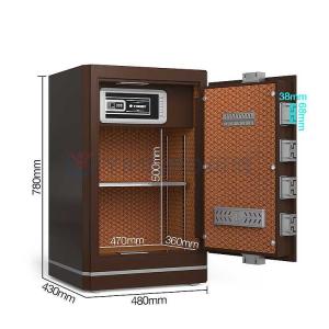 Wholesale Exterior Design OEM H780mm Safe Box For Money from china suppliers