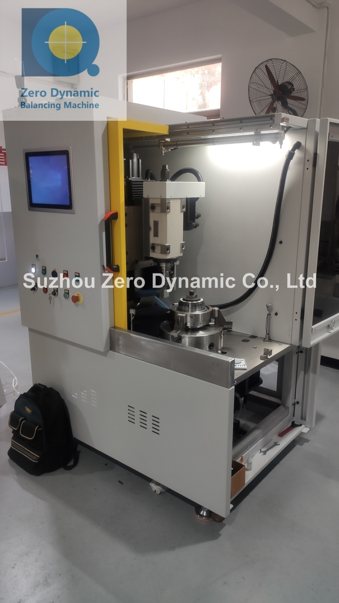 Single Station Automotive Output Gear Automatic Balancing Machine Vertical Single Plane Drilling Correction Balancer