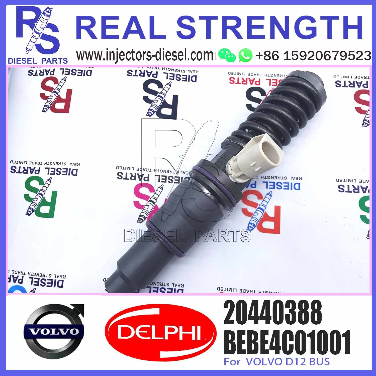 Diesel Electronic Inyector BEBE4C01001 85000071 20440388 unit injector For V-O-L-V D12 BUS