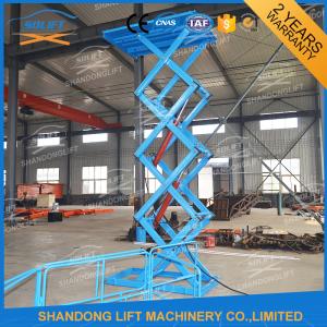 Wholesale Materials Lifting Warehouse Hydraulic Cargo Scissor Lift 1.6 ton 3.8m from china suppliers