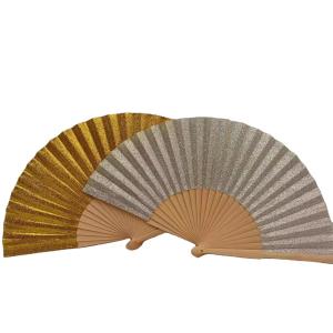 Wholesale Free Design Wooden Fan 21cm or Customize Perfect for Business Gift and Promotion from china suppliers