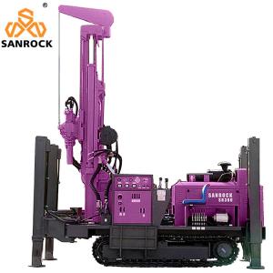 Wholesale Mobile Water Well Drill Rig Bore Hole Deep 300m Hydraulic Water Well Drilling Machine from china suppliers