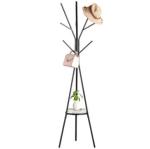 Round Tube Gold 5KG Steel Clothes Rack For Garment Display