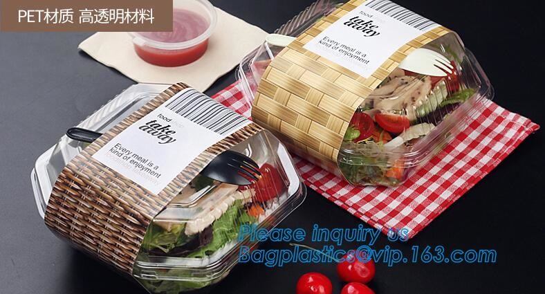 Factory Direct Lid Plastic Lunch Box Clear Food Container,Keep Fresh Crisper Food Box,Fresh Boxpp packaging disposable c