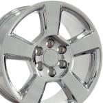 Yukon Tahoe Silverado Sierra Chevrolet Replica Wheels Chrome 5652 20x9