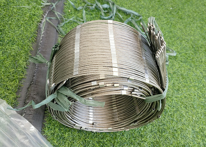 Anti Corrosive 1.6mm Diameter Woven Wire Rope Net