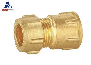 Wholesale 1/2 Female X 16MM Brass Pipe Connector ISO228 Threaded Natural Color from china suppliers