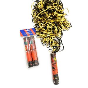 Wholesale OEM ODM Available 2pcs Black Gold Metallic Confetti Cannon from china suppliers