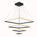 Four Square Modern Minimalist Dining Room Chandelier Personality Creative Square