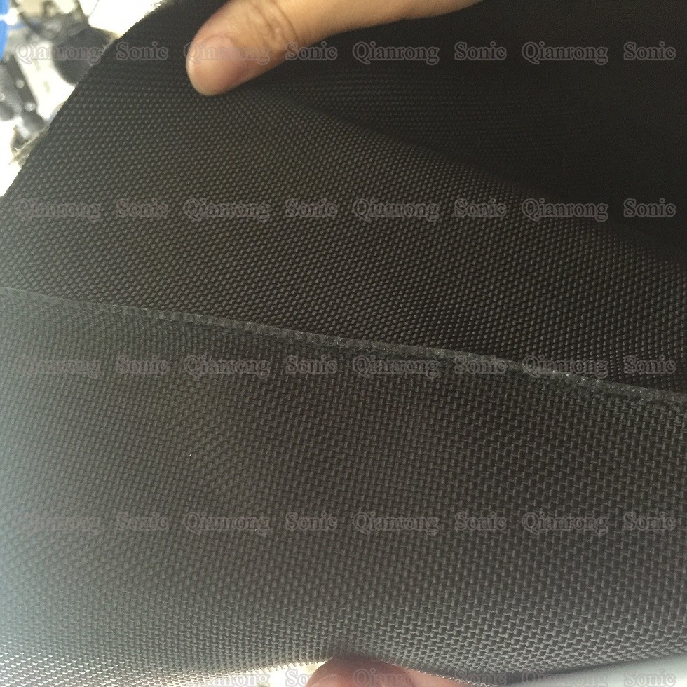 Cutting Ultrasonic Non Woven Bag Sewing Machine For PVC PU TC Cloth Materials