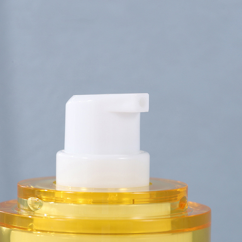 24 Teeth Slub lotion Pump Cosmetic Face Wash Bottle foam Pump Scrub Half Cover lotion Pump
