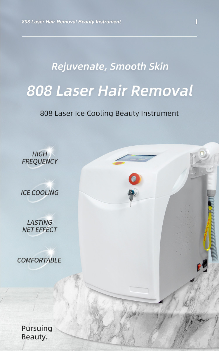 Semiconductor Portable Diode 808 Laser Machine Hair Removal