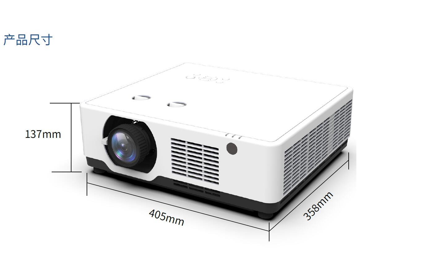Custom Standard Throw Laser Projector WUXGA 3LCD Display 360° All Round Projection