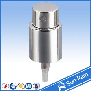 Wholesale 20mm 24mm Sliver screw fine mist sprayer , aluminum perfume sprayer with overcap from china suppliers