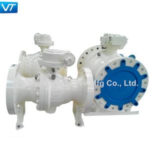 Wholesale 10x8'' Reduce Bore Ball Valve Forged WCC Ball Valve Class 600 from china suppliers