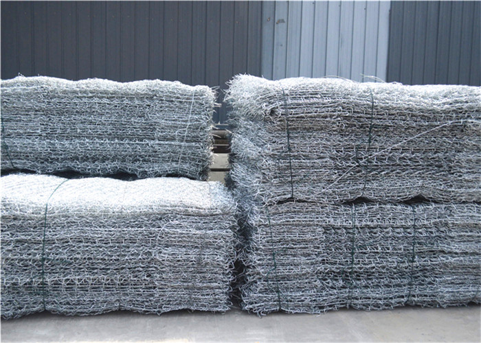 Gabion Wall Mesh With Zinc Or Galfan Coating ≥230g/m2 Length 1m-6m Weather Resistant