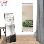 Modern Stylish Metal Hotel Bathroom Glass Beveled Mirror for Home Decoration