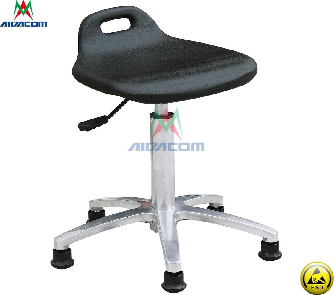 Chrome Metal Leg 60cm Width 430*400mm ESD Chairs