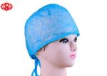 Disposable Blue 30gsm PP Medical Head Cap For Doctor