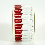 Hangte Printed Barcode Labels Adhesive Paper Thermal Sticker Roll