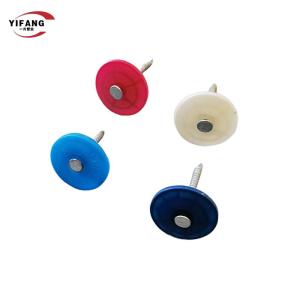 Wholesale Hot Electro Galvanized Plastic Cap Nails Heat Preservation Construction Fixings from china suppliers
