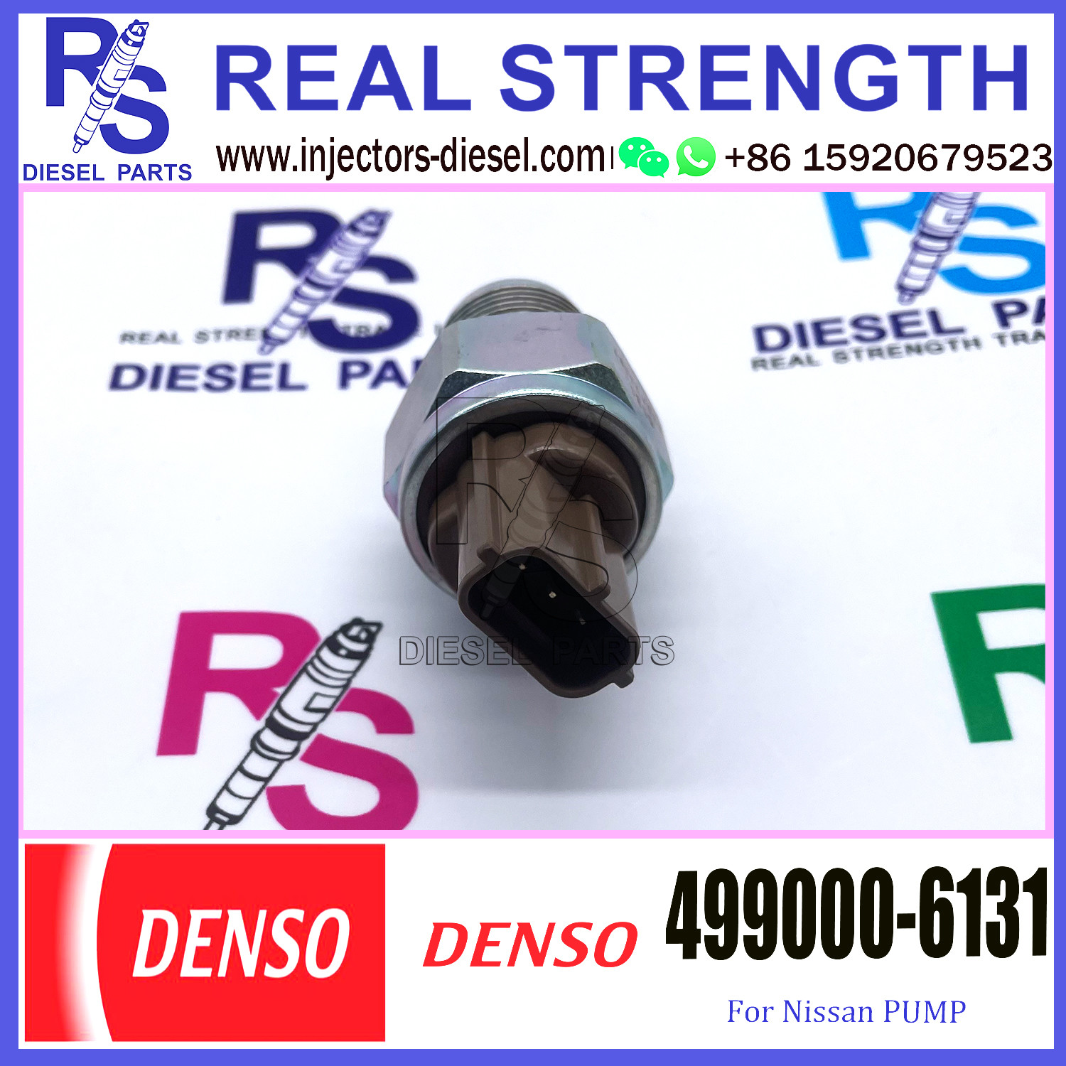Fuel Common Rail Pressure Regulator Sensor 8981197900 499000-6131 499000-6130