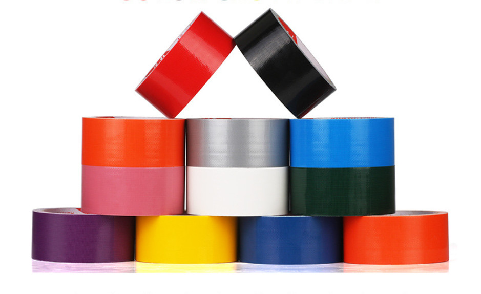 50m Colorful Adhesive Packing Tape Carpet Sticky Tape Jumbo Roll