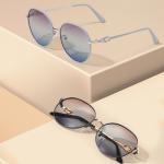 Outdoor Sunscreen Round Polarized Uv 400 Sunglasses Metal Frame