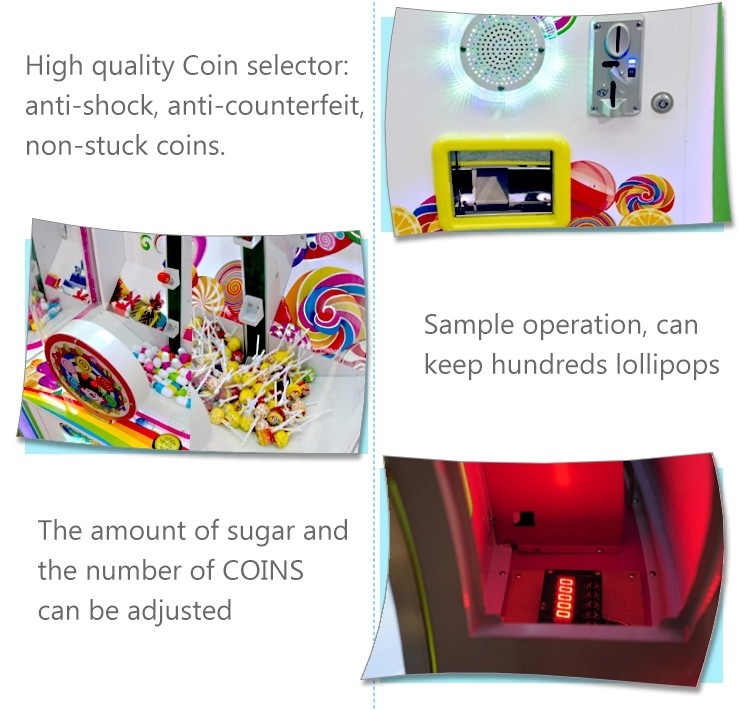 Attractive Gift Vending Machine With Metal + Plastic Material Easy To Manipulate