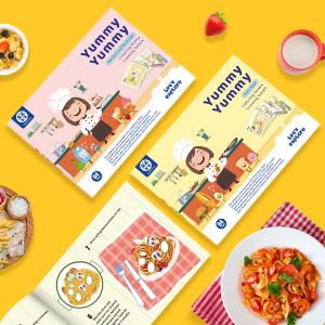Wholesale Kids Cooking Menu Book Toddlers Coloring Book For Learning Cooking from china suppliers