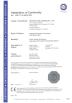 Shenzhen KD LIGHTING Co.,Ltd Certifications