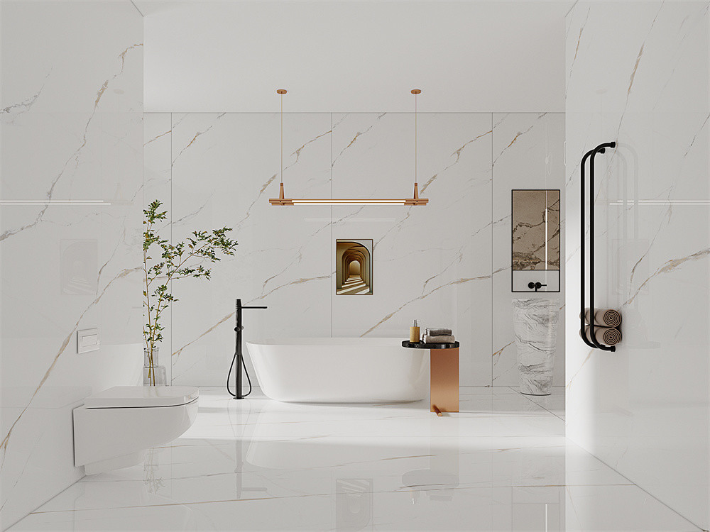 Acid-Resistance Vintage 1420x2700mm Interior Floor Polished Porcelain Sintered Stone Slab And Non-Slip Marble Slabs For Bedroom And Kitchen