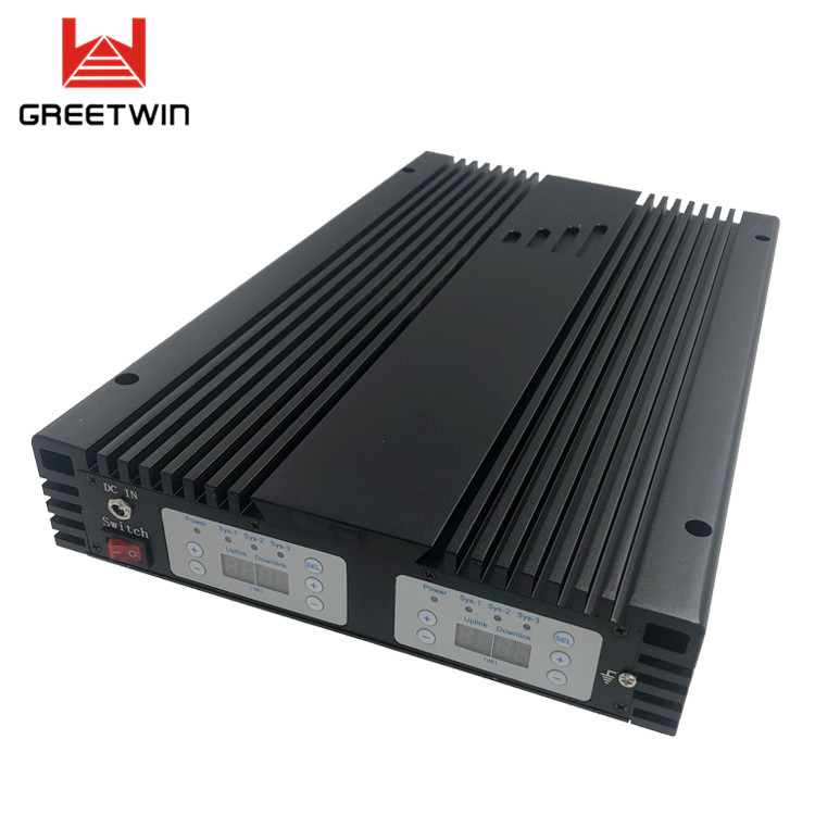 Tri Band Signal Booster EGSM900 WCDMA2100 LTE2600 Cell Phone Repeater For 2G 3G 4G